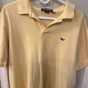 Vineyard Vines Yellow Polo Shirt Classic Style